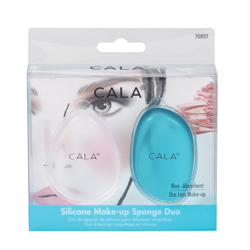Make Up - Make Up Accessories - Cala - Non Absorbant Silicone Make Up Sponges Aqua
