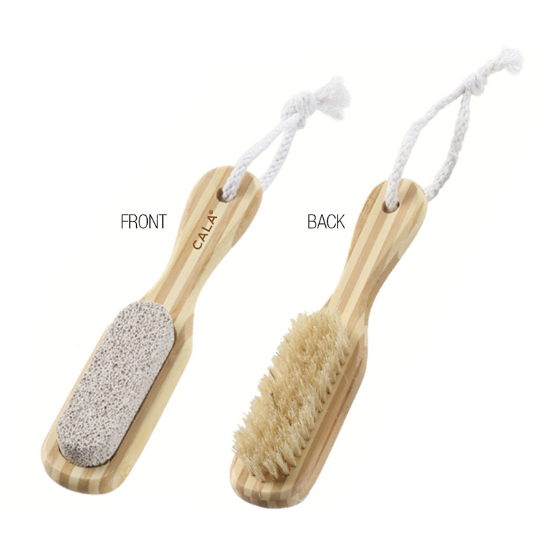 Cala Bamboo Pumice Stone / Nail Brush