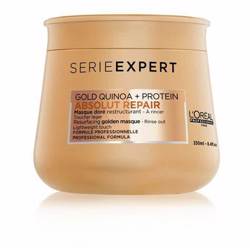 Haircare - Styling Products - L'oreal Serie Expert - Gold Quinoa + Protein Absolut Repair Masque