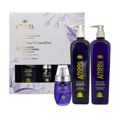 Haircare - Shampoo - Angel En Provence - No Yellow Crystalline Shampoo + Conditioner +serum