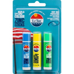 COLOUR ZINC STICKS SPF50+